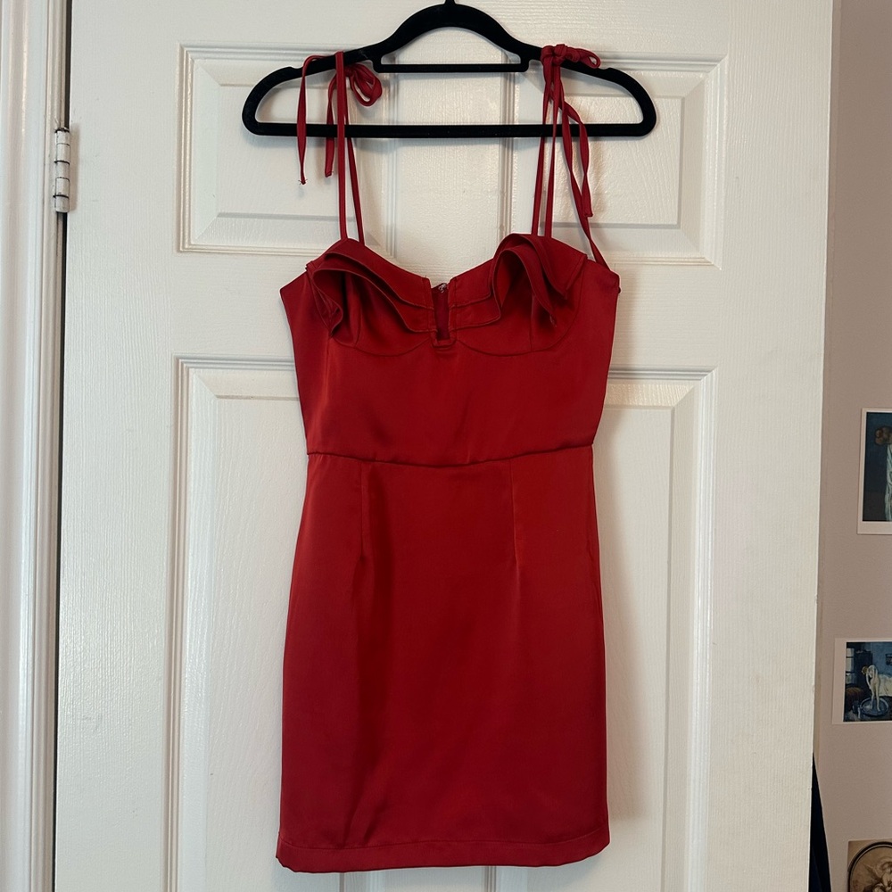 More to Come Red Mini Dress